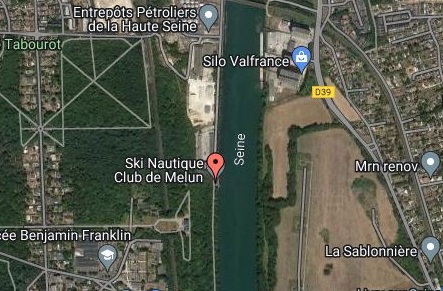 Carte du quartier du club