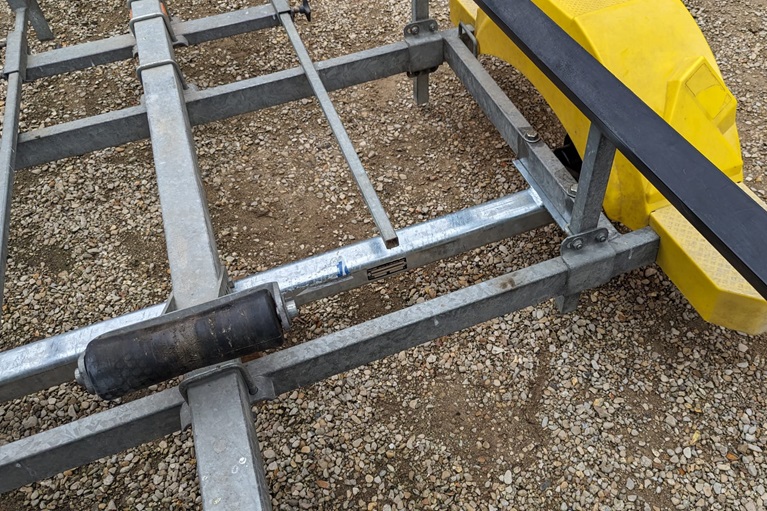 Photo de l essieu de la barque