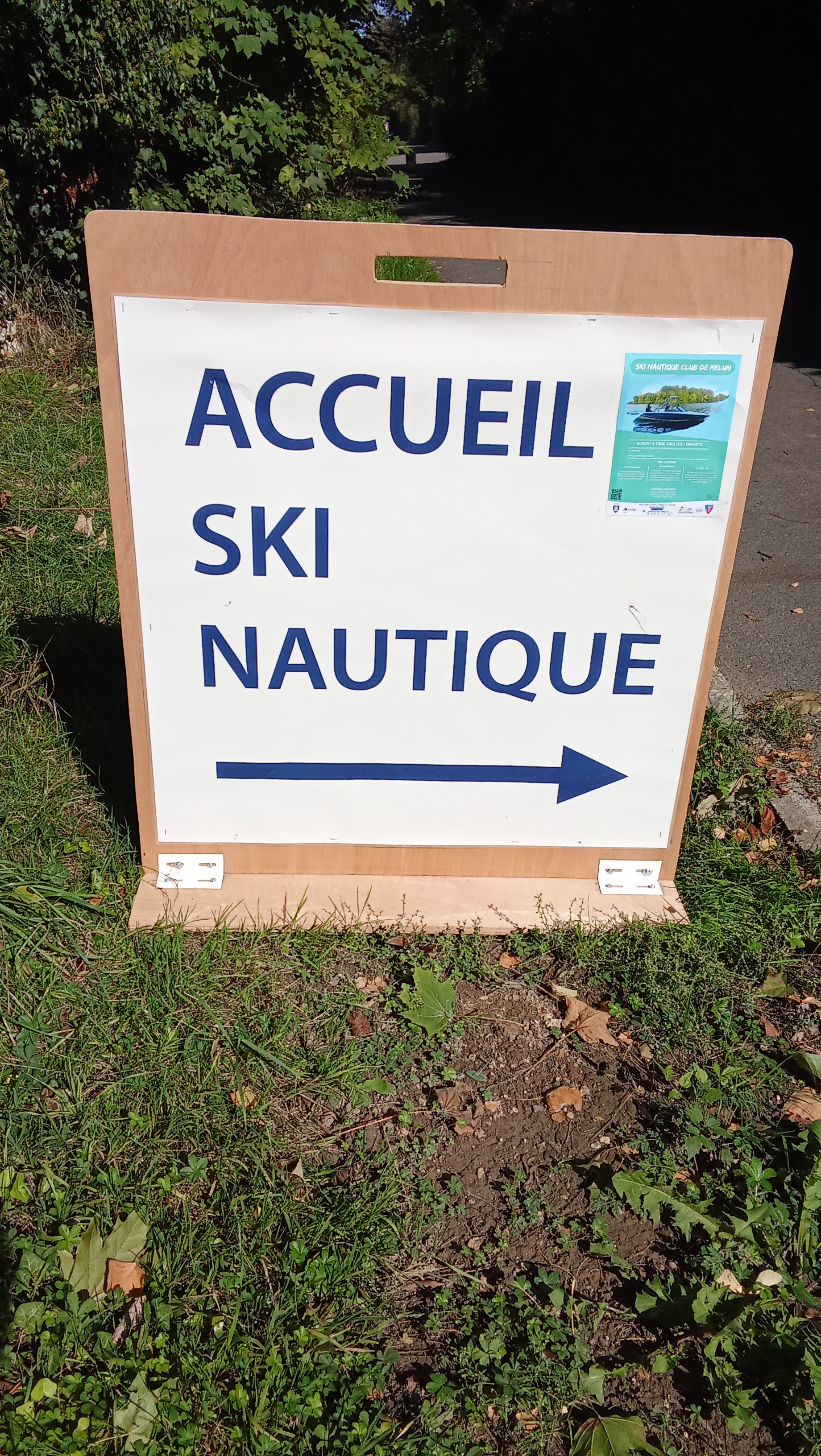 Photo du panneau d accueil