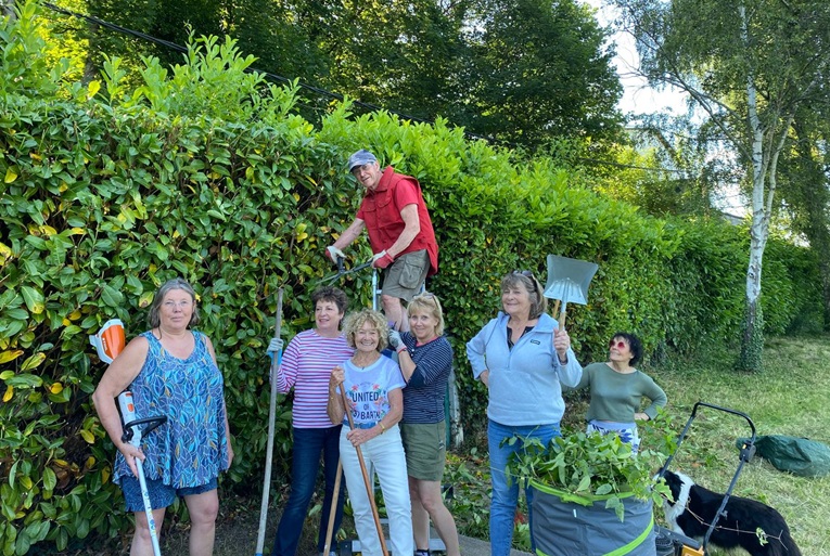 Photo du nettoyage du ponton